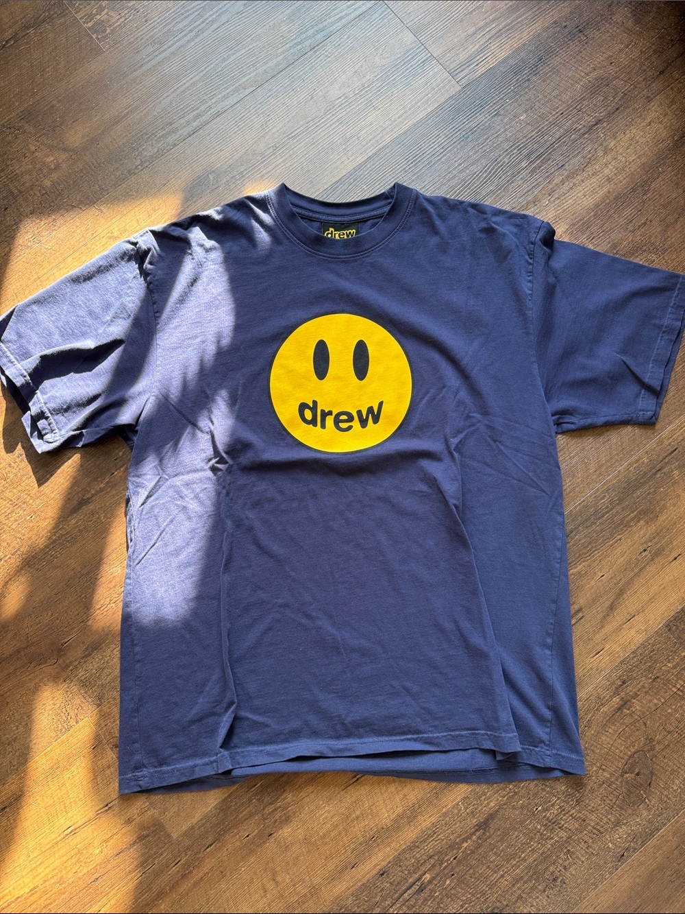 DREW HOUSE Justin Bieber Navy T‑Shirt